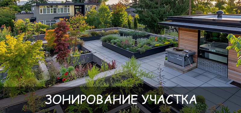 Зонирование участка: как грамотно разделить пространство